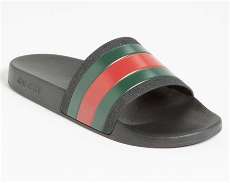 fake gucci shies men|how to authenticate gucci slides.